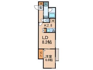 プラティーク大森山王の物件間取画像